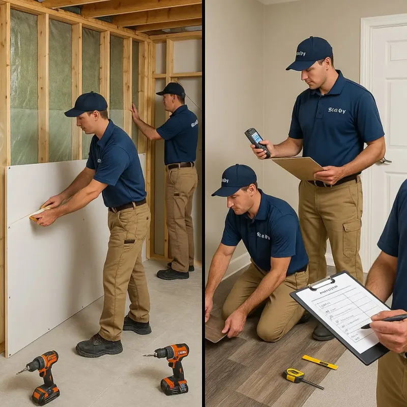 Repairs and Reconstruction process in Uniontown, PA